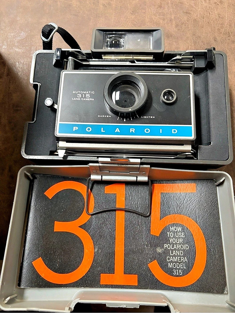 Vintage Polaroid Automatic 315 Land Camera Set